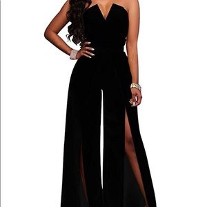 Split leg jumpsuit NWT